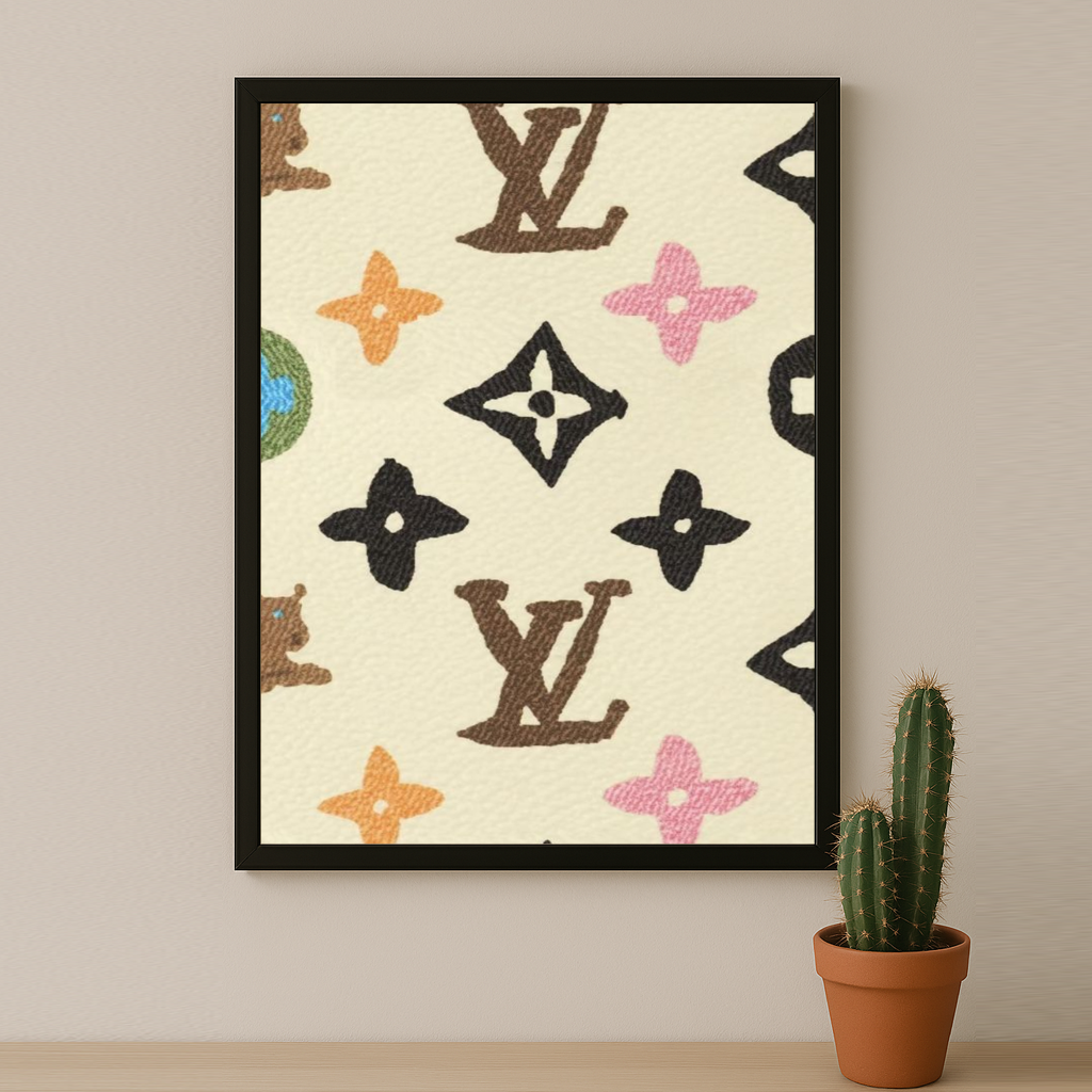 Cadre photo Louis Vuitton multi-couleurs