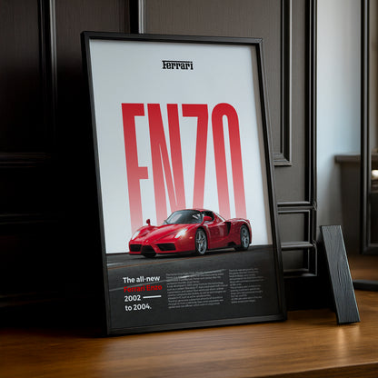Poster Voitures - Ferrari Enzo