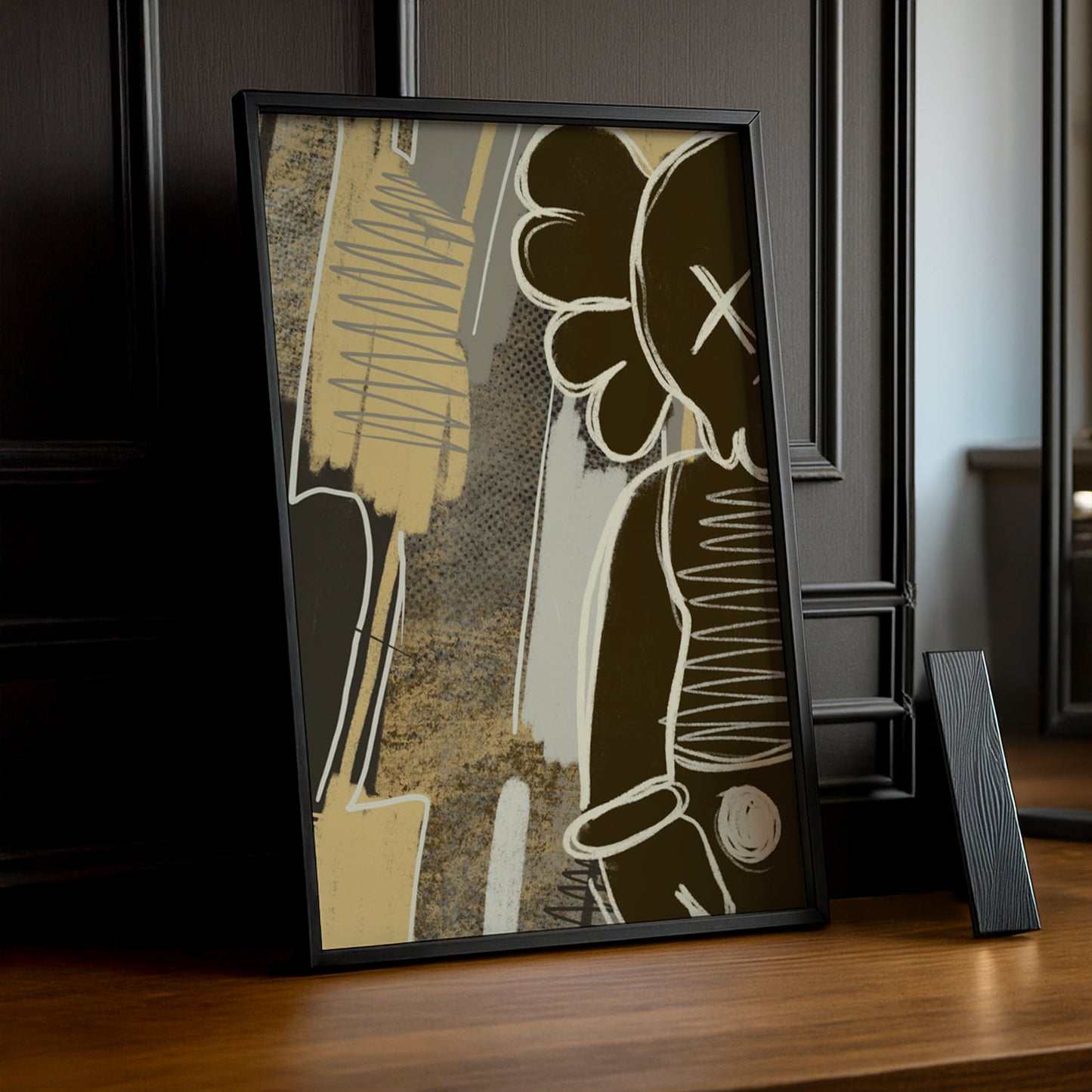 Cadre photo Kaws Art abstrait