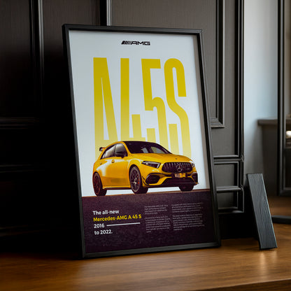 Poster Voitures - Mercedes A45s