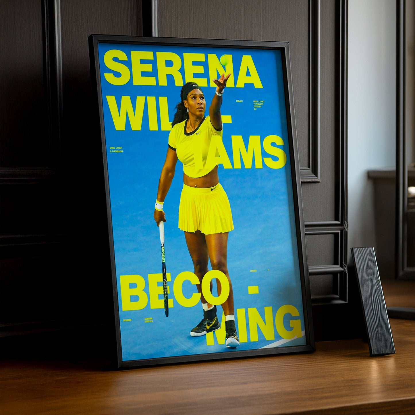 Cadre photo Tennis - Serena Williams