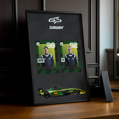 Cadre Photo GP Explorer Mister V x PLK x Subway – Le Style Urbain Rencontre la Vitesse