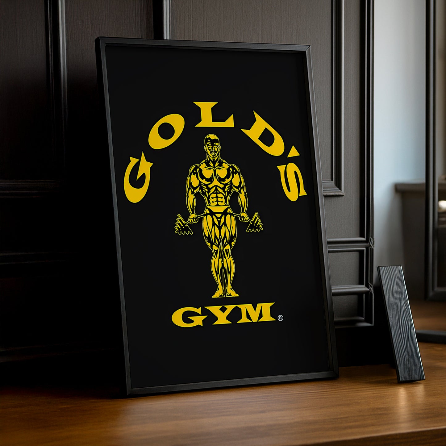 Poster Photo Musculation - Gold's Gym