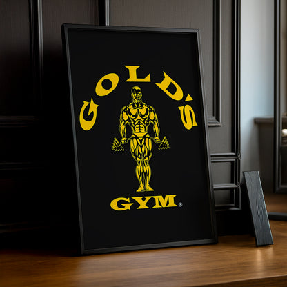 Poster Photo Musculation - Gold's Gym