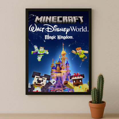 Cadre photo Minecraft - Walt Disney