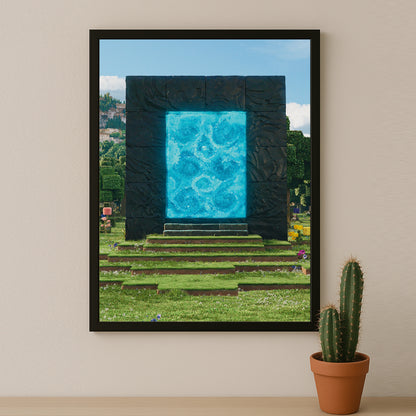 Cadre photo Minecraft - Portail