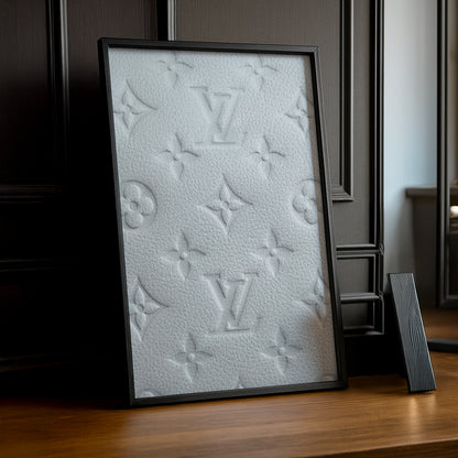 Cadre photo Louis Vuitton blanc