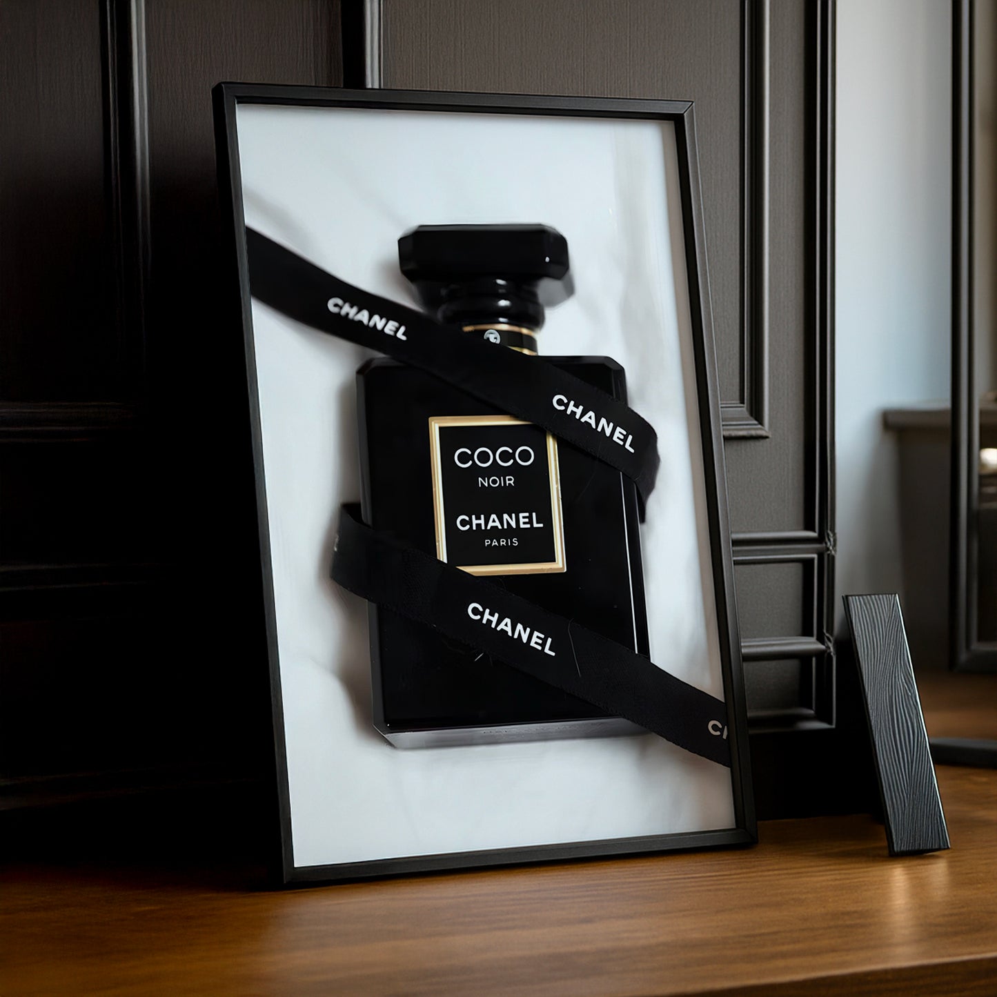Poster Photo Chanel - Coco Noir Ruban