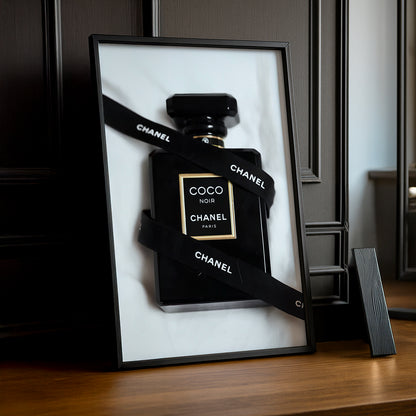 Poster Photo Chanel - Coco Noir Ruban