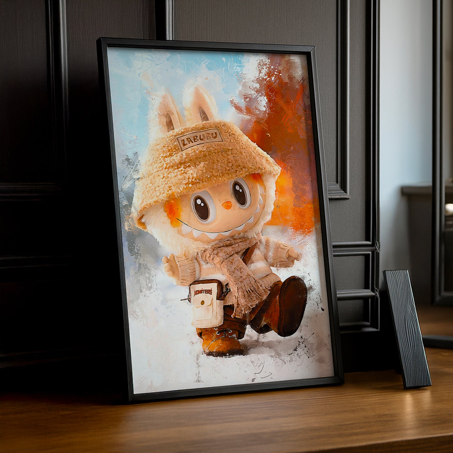 Poster Labubu - Beige