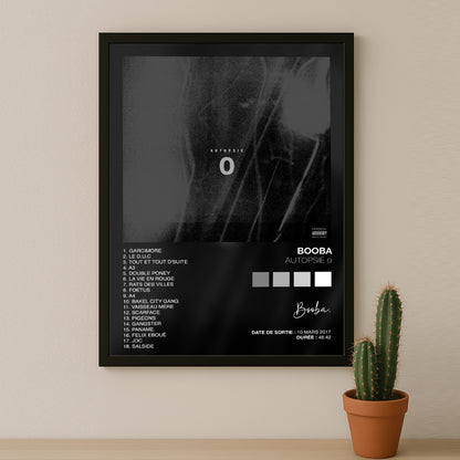 Poster - Album Booba Autopsie 0