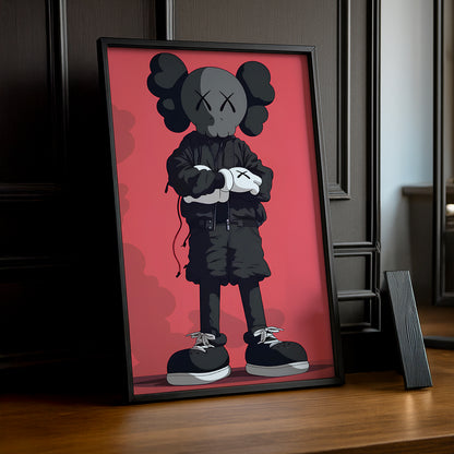 Cadre photo Kaws - Chill Attitude