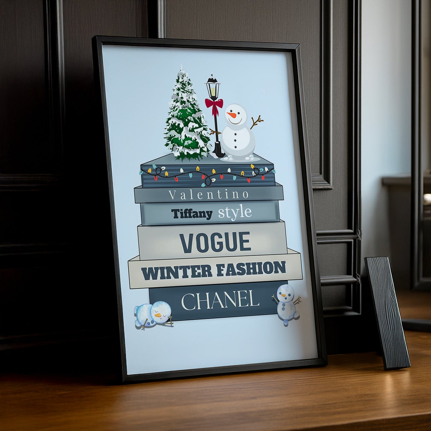 Cadre photo Mode - Livres Xmas