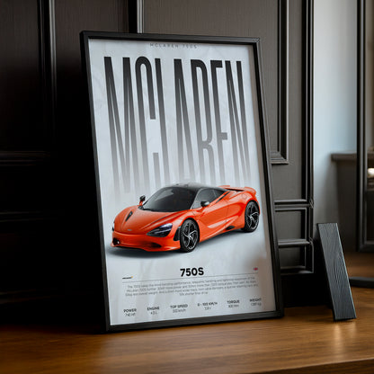 Cadre photo McLaren 750s