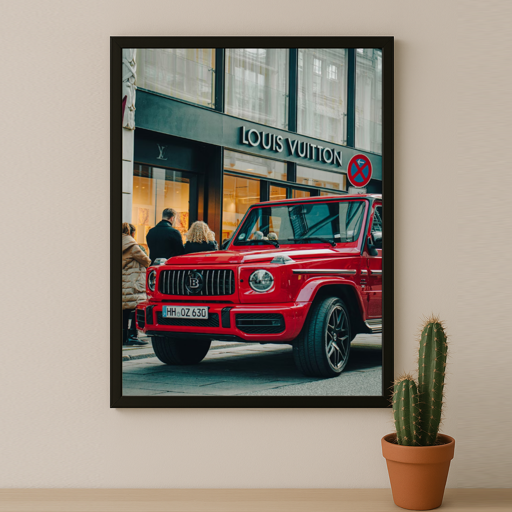 Cadre photo Louis Vuitton x Mercedes Classe G