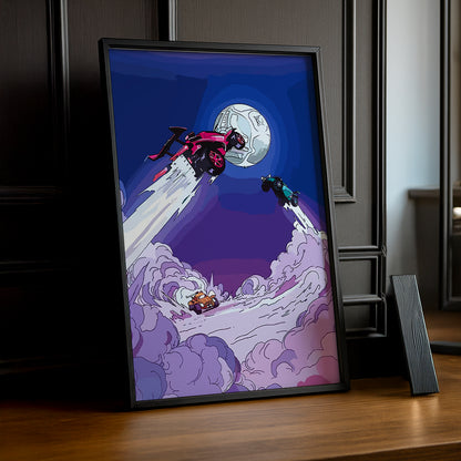 Cadre Photo Rocket League - Lune
