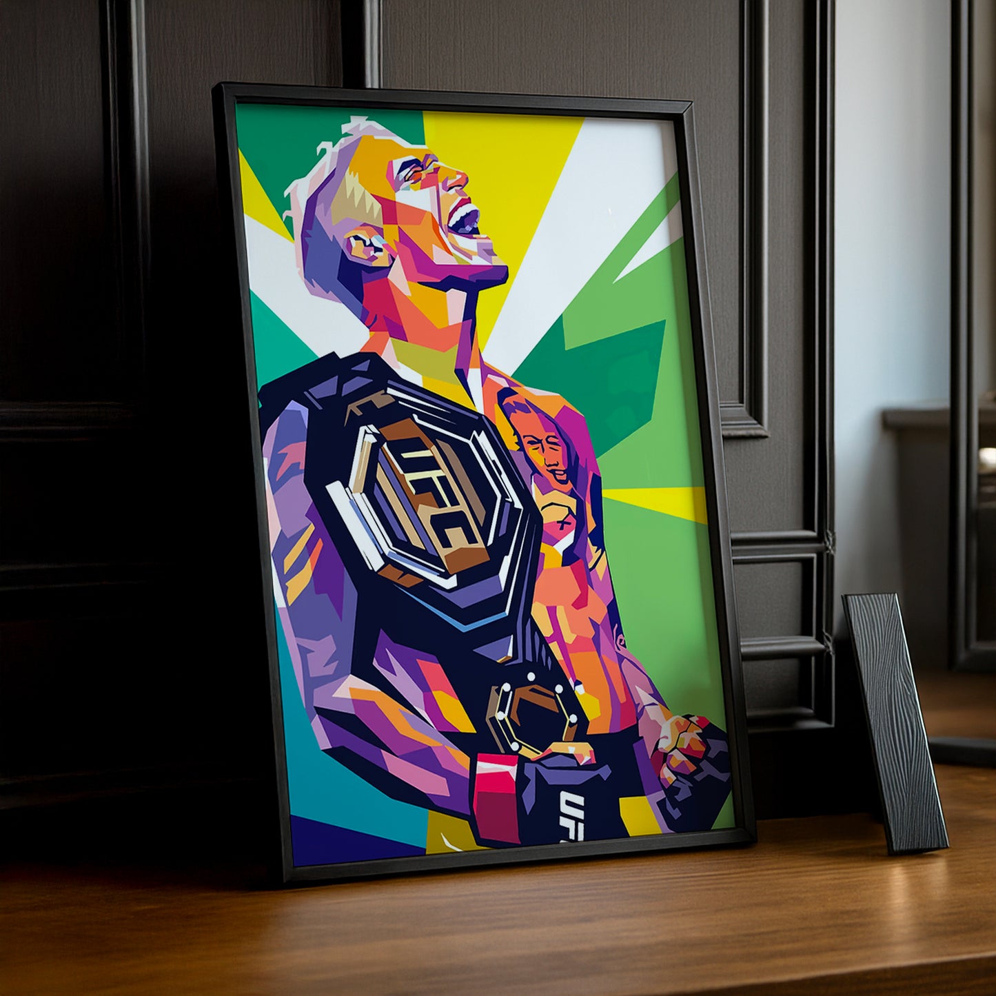 Cadre photo UFC - Illustration de Charles Oliveira