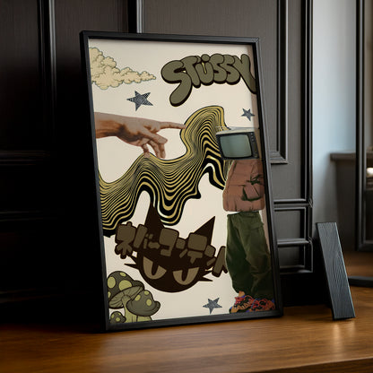 Cadre photo Stüssy illustration