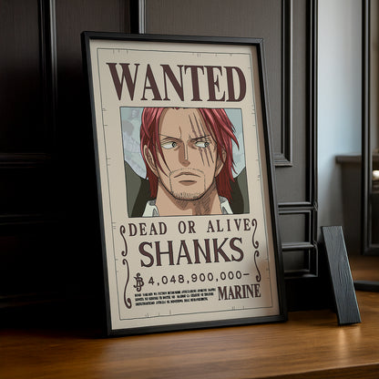 Cadre photo One Piece - Wanted Shanks