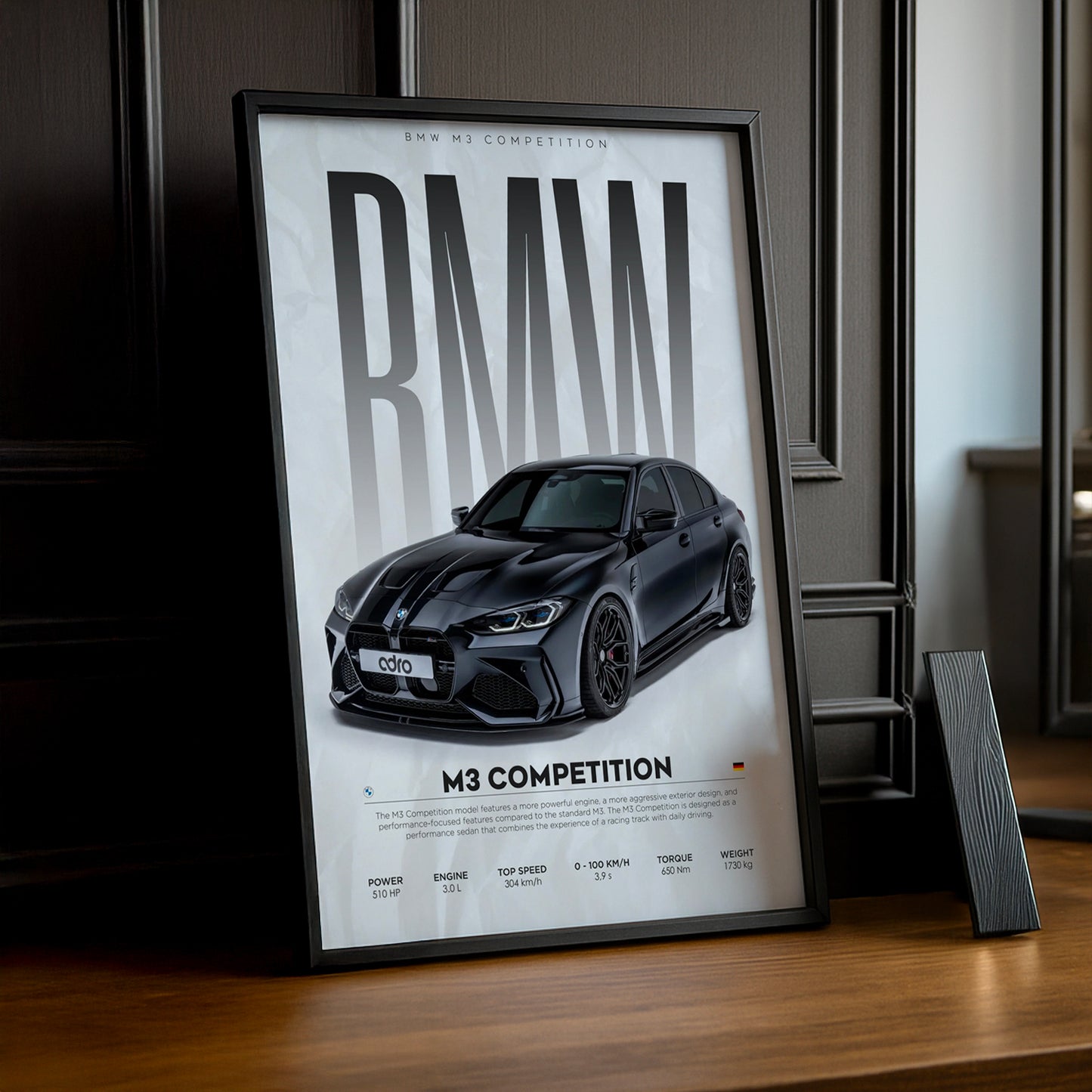 Cadre photo BMW M3 Competition