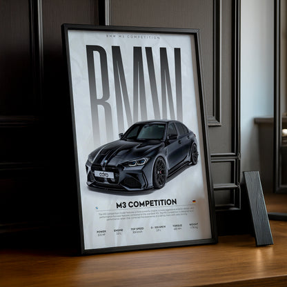 Cadre photo BMW M3 Competition