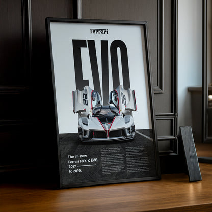 Poster Voitures - Ferrari FXX-K EVO