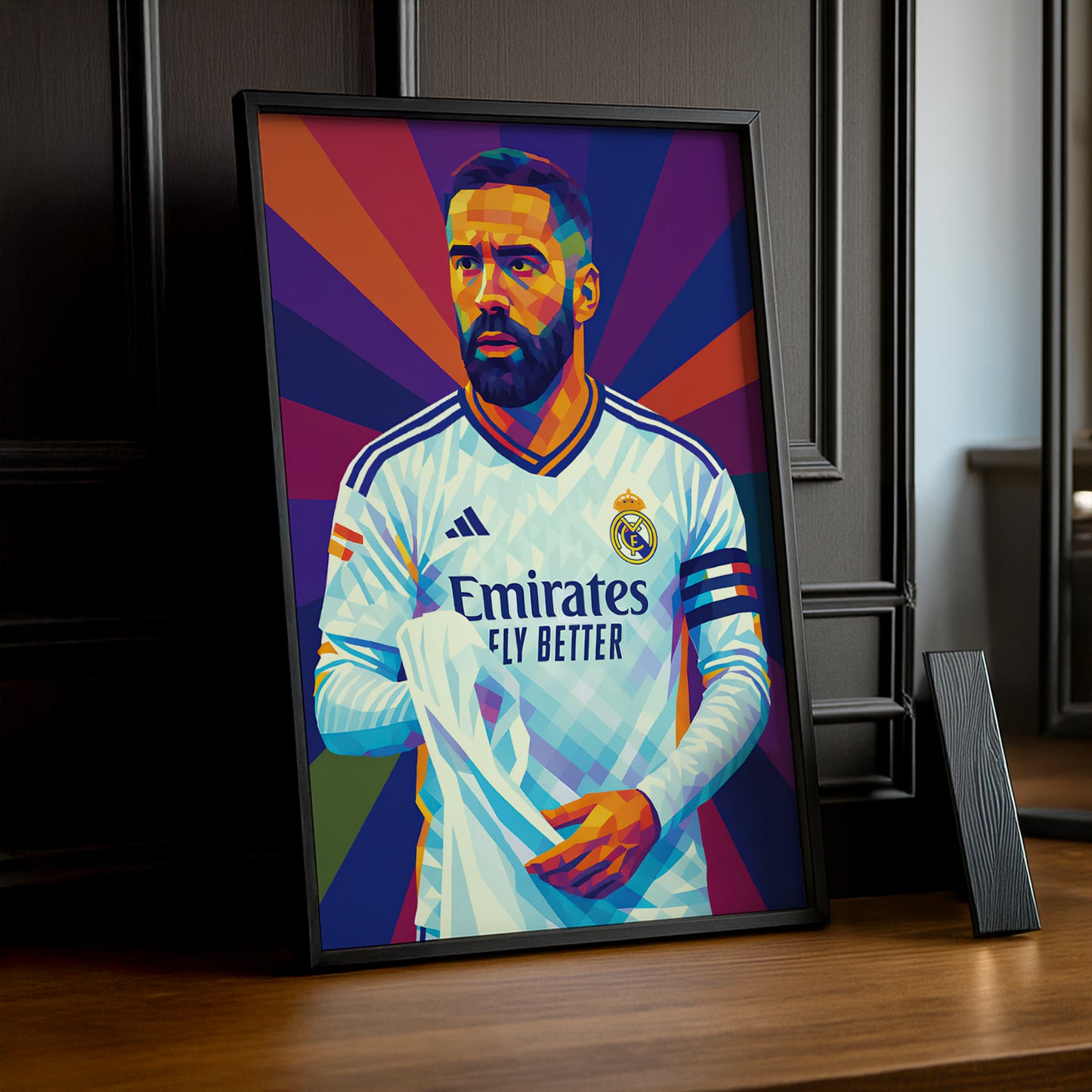 Cadre Photo Carvajal Real Madrid – Affiche HD Encadrée Papier Premium