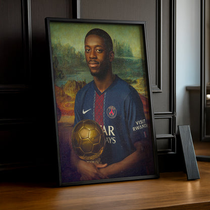 Poster Ousmane Dembélé Ballon d'Or 2025