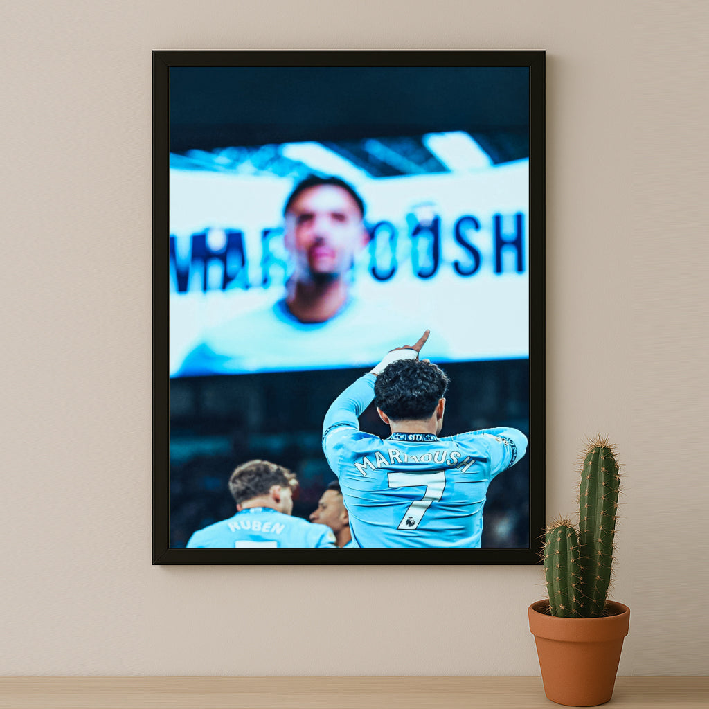 Poster Manchester City - Omar Marmoush