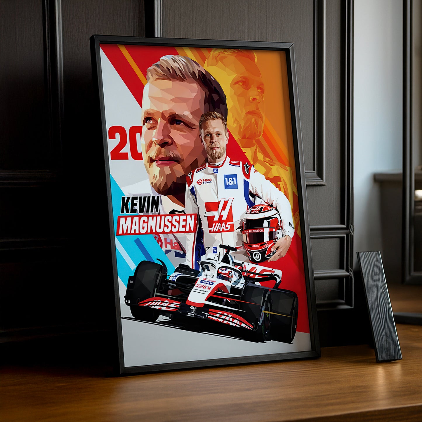 Cadre photo Kevin Magnussen Formule 1