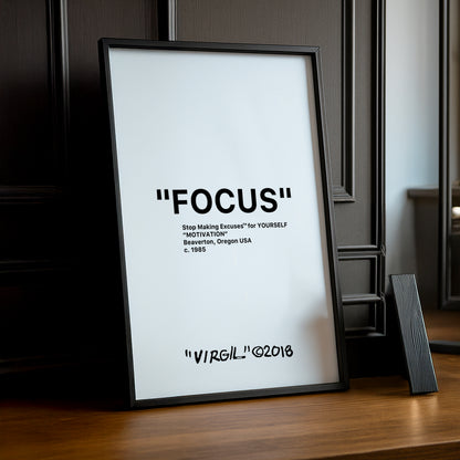 Cadre photo Off-White Focus