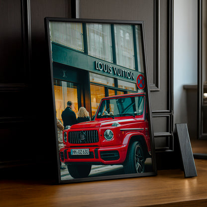 Cadre photo Louis Vuitton x Mercedes Classe G