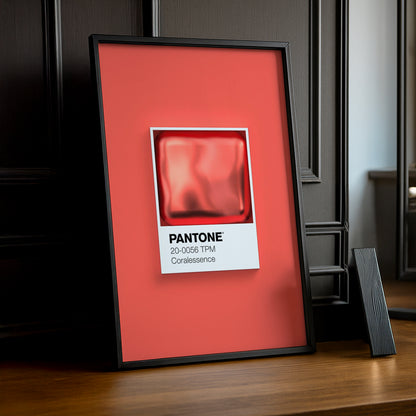 Cadre Photo Pantone Étiquette - Coralessence