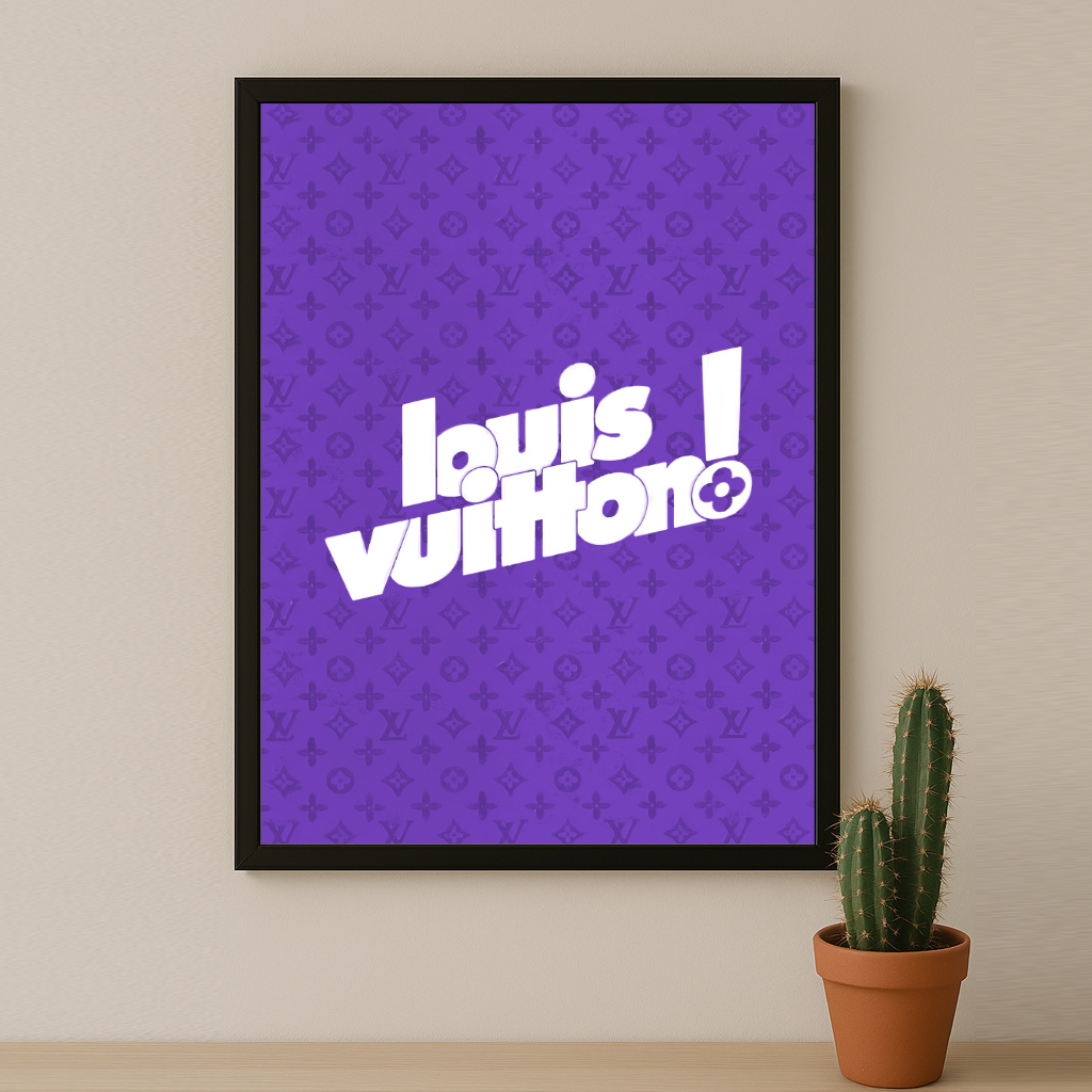 Cadre photo Louis Vuitton Purple