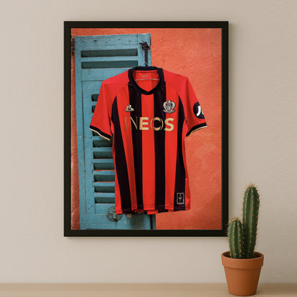 Cadre photo - Maillot OGC Nice 2026