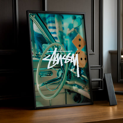 Cadre photo Stüssy voiture