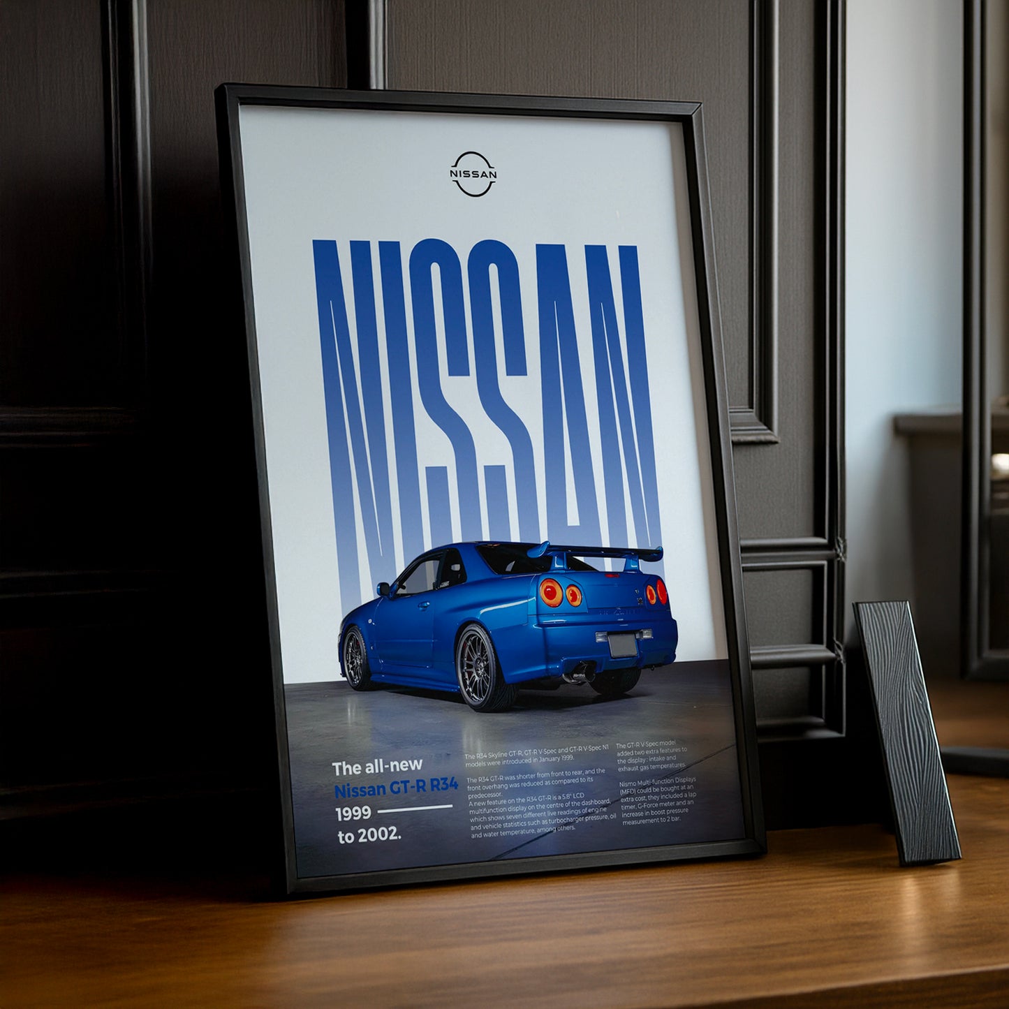 Poster Voitures - Nissan GT-R R-34