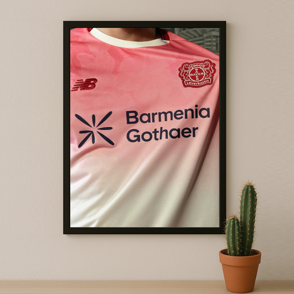 Poster Maillot Football - Bayer Leverkusen Kit 25-26