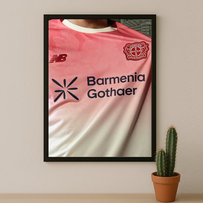 Poster Maillot Football - Bayer Leverkusen Kit 25-26