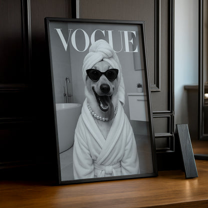 Cadre photo Vogue - Salle de bain