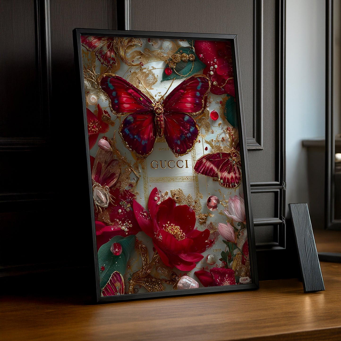 Cadre Photo Gucci - Papillons Illustration