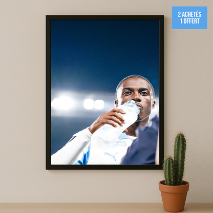 Poster encadrée Olympique de Marseille