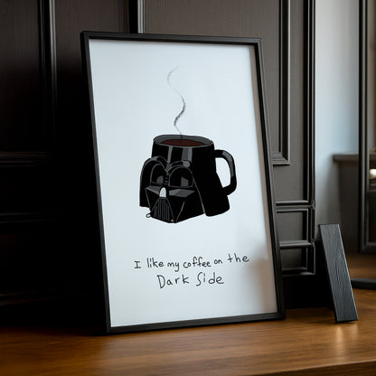 Cadre photo Café - Dark Side