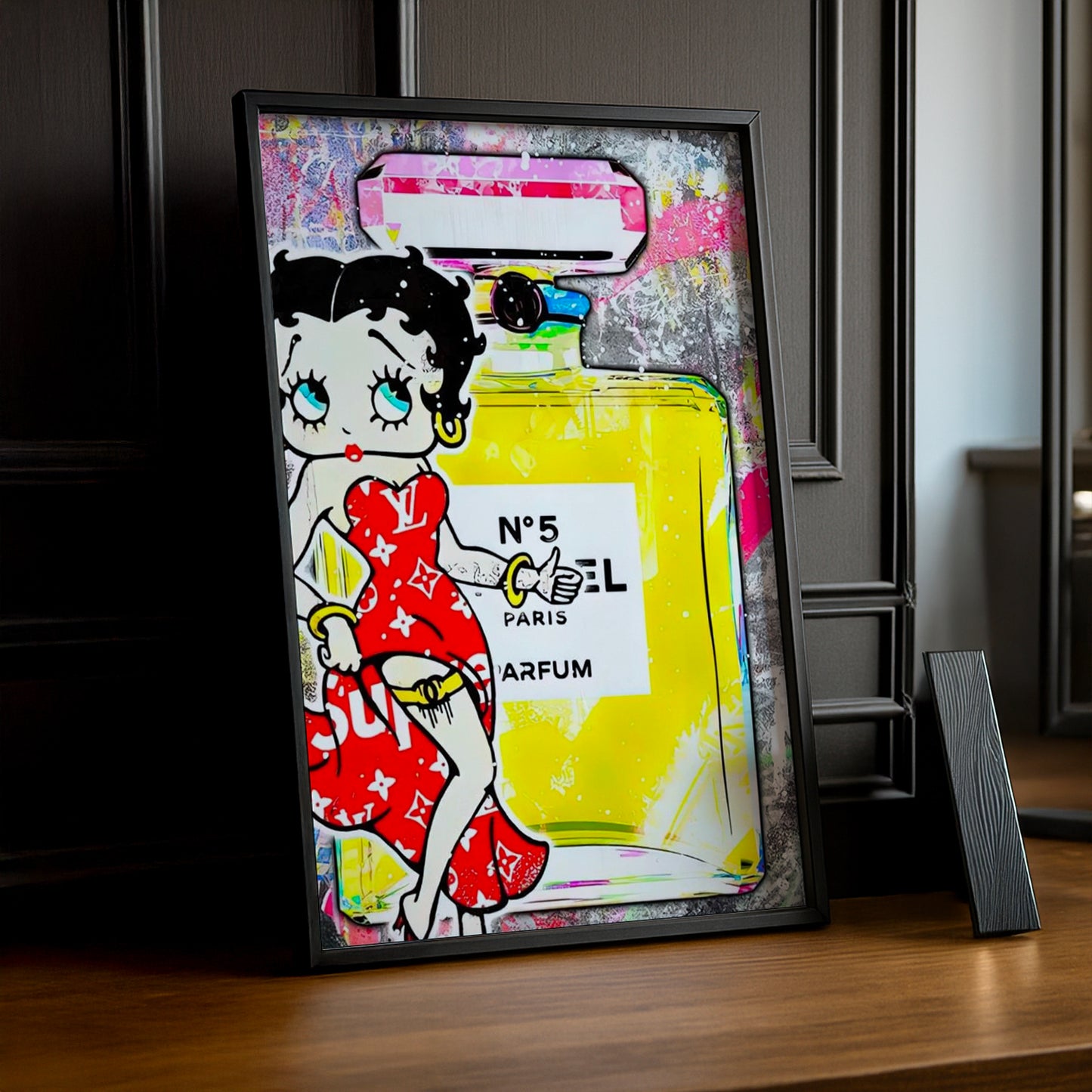 Poster Photo Chanel - Graffiti