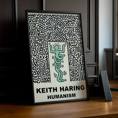 Cadre Photo Keith Haring - Humanism