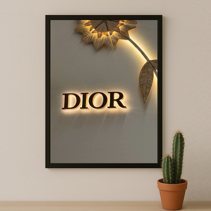 Cadre photo Dior Gold