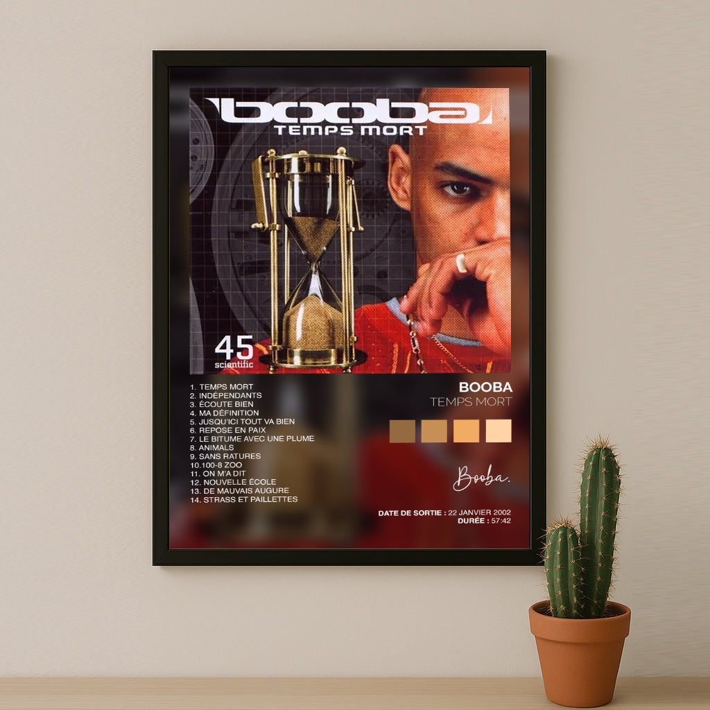 Poster Booba - Temps mort