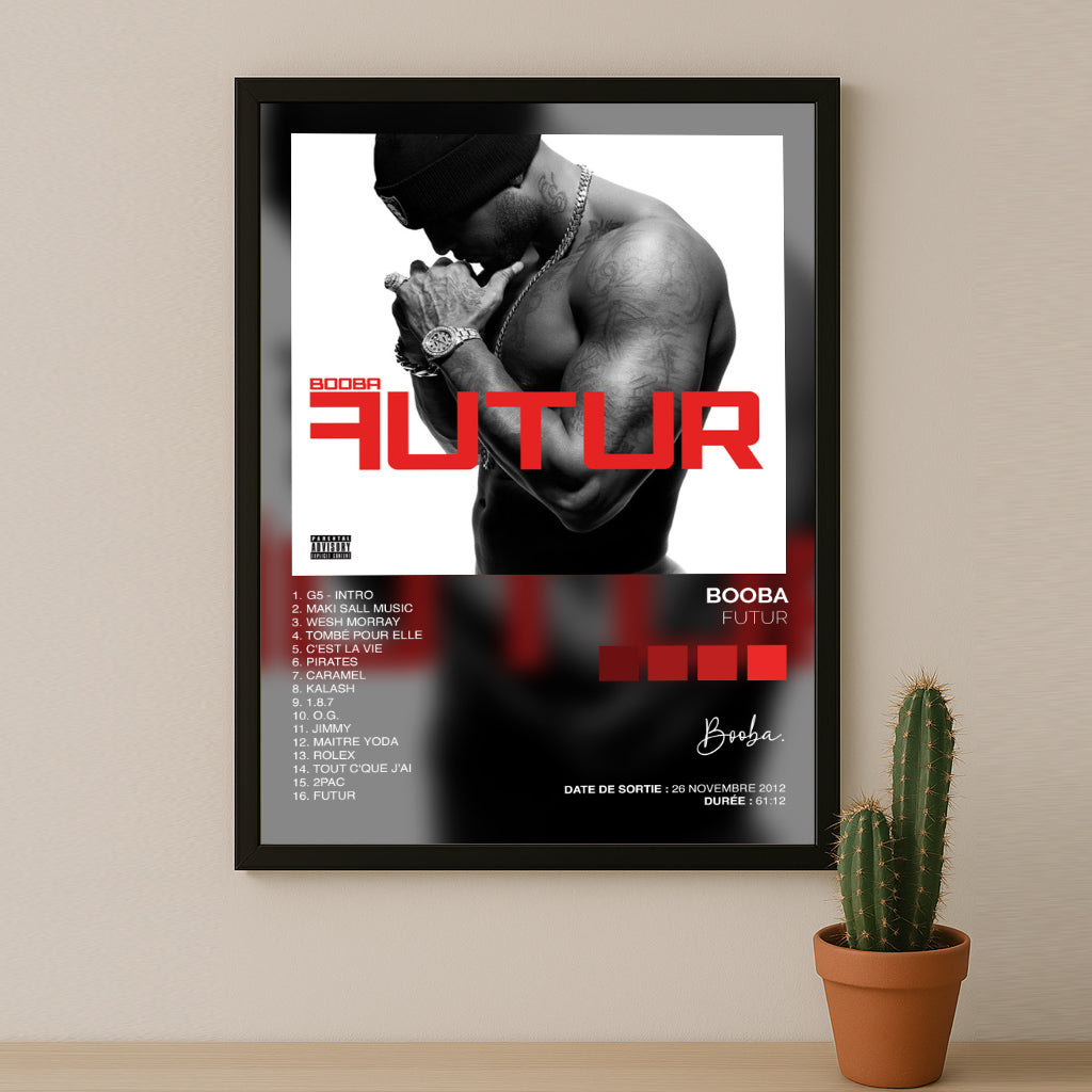 Poster - Album Booba Futur