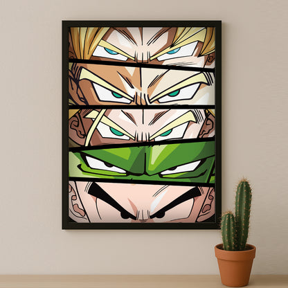 Poster Dragon Ball Z - Eyes Heroes