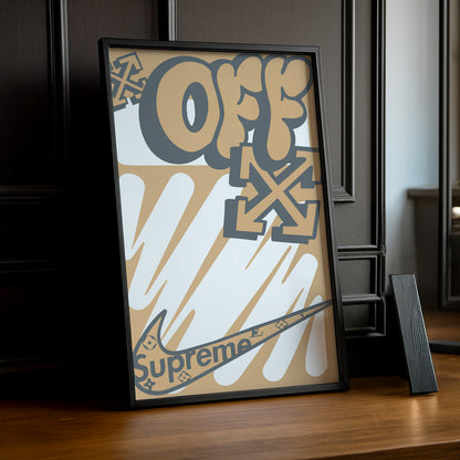 Cadre photo Nike x Off-White